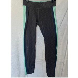 Under Armour Women Legging Activewear 28x26 Trainer Ankle Crop Grey Runner Train